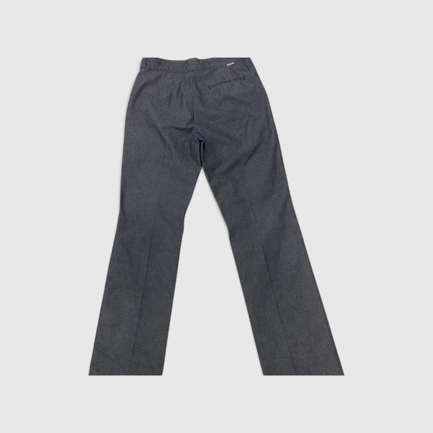 Γκρι Wide Leg Tailored Παντελόνι – Classic Style / Pre-Owned