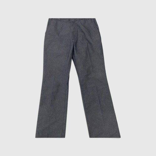 Γκρι Wide Leg Tailored Παντελόνι – Classic Style / Pre-Owned