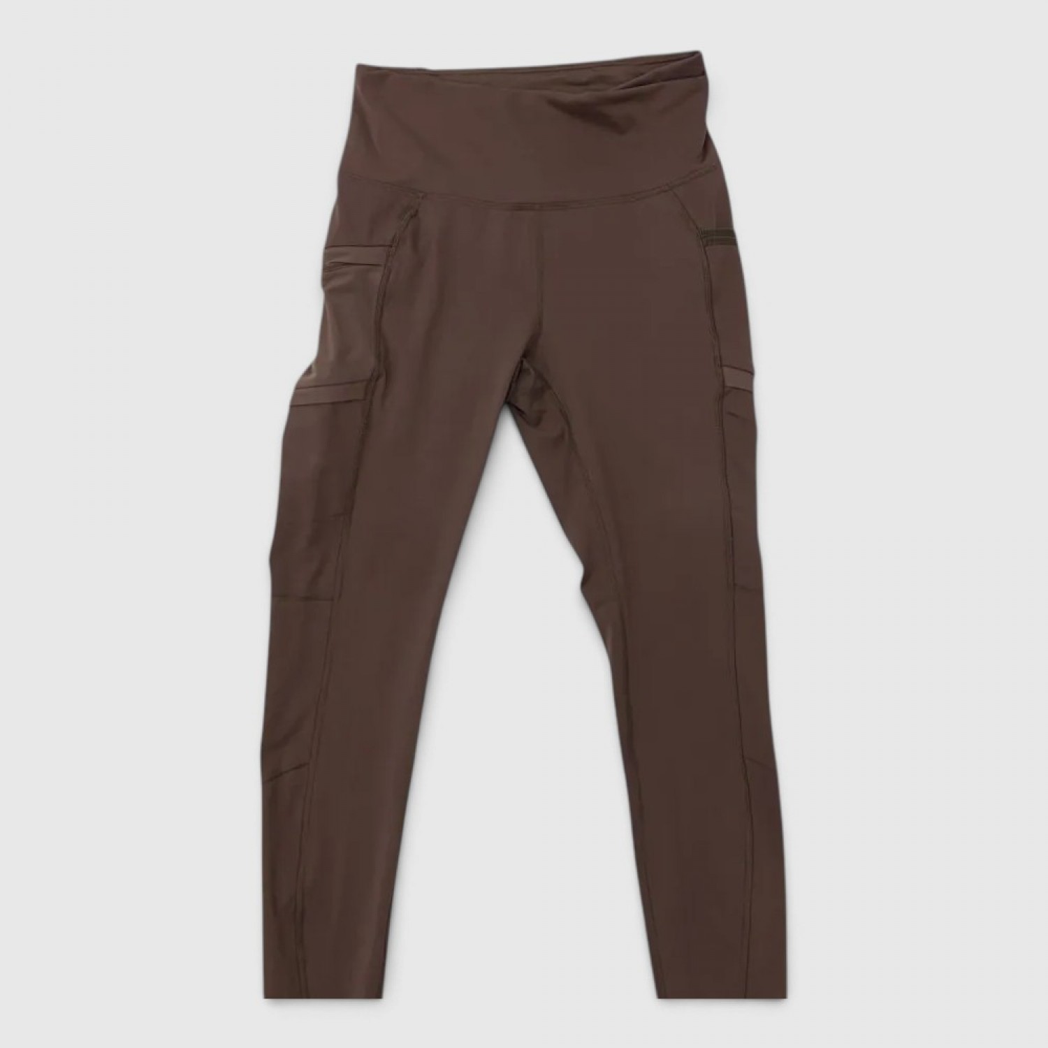 Καφέ High-Waist Cargo Leggings – Utility Style / Pre-Owned