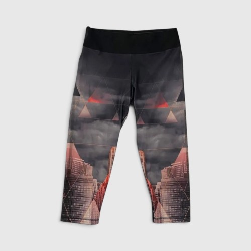 Adidas Γυναικείο Climalite 3/4 Κολάν με Graphic Print / Pre-Owned