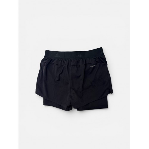 Adidas Climachill Γυναικείο Running 2-in-1 Σορτς Μαύρο