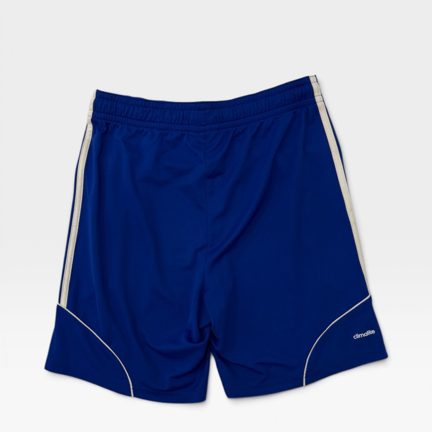 Adidas Climalite Μπλε Αθλητική Βερμούδα με Λευκές Ρίγες