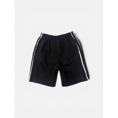 Nike αθλητικό σορτς μαύρο με λευκές λεπτομέρειες