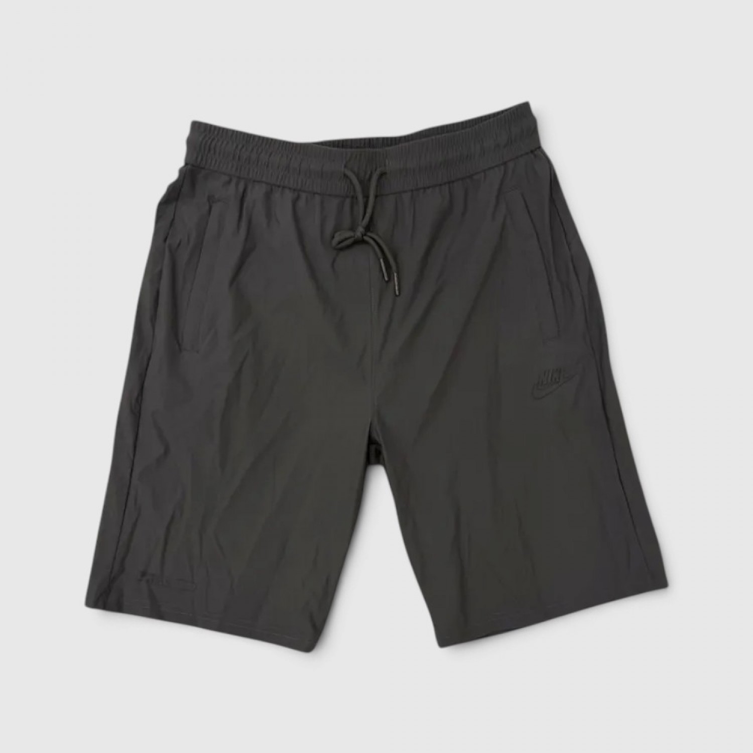 Nike Αθλητικό Σορτς Μαύρο / Γκρι με τσέπες / Pre-Owned
