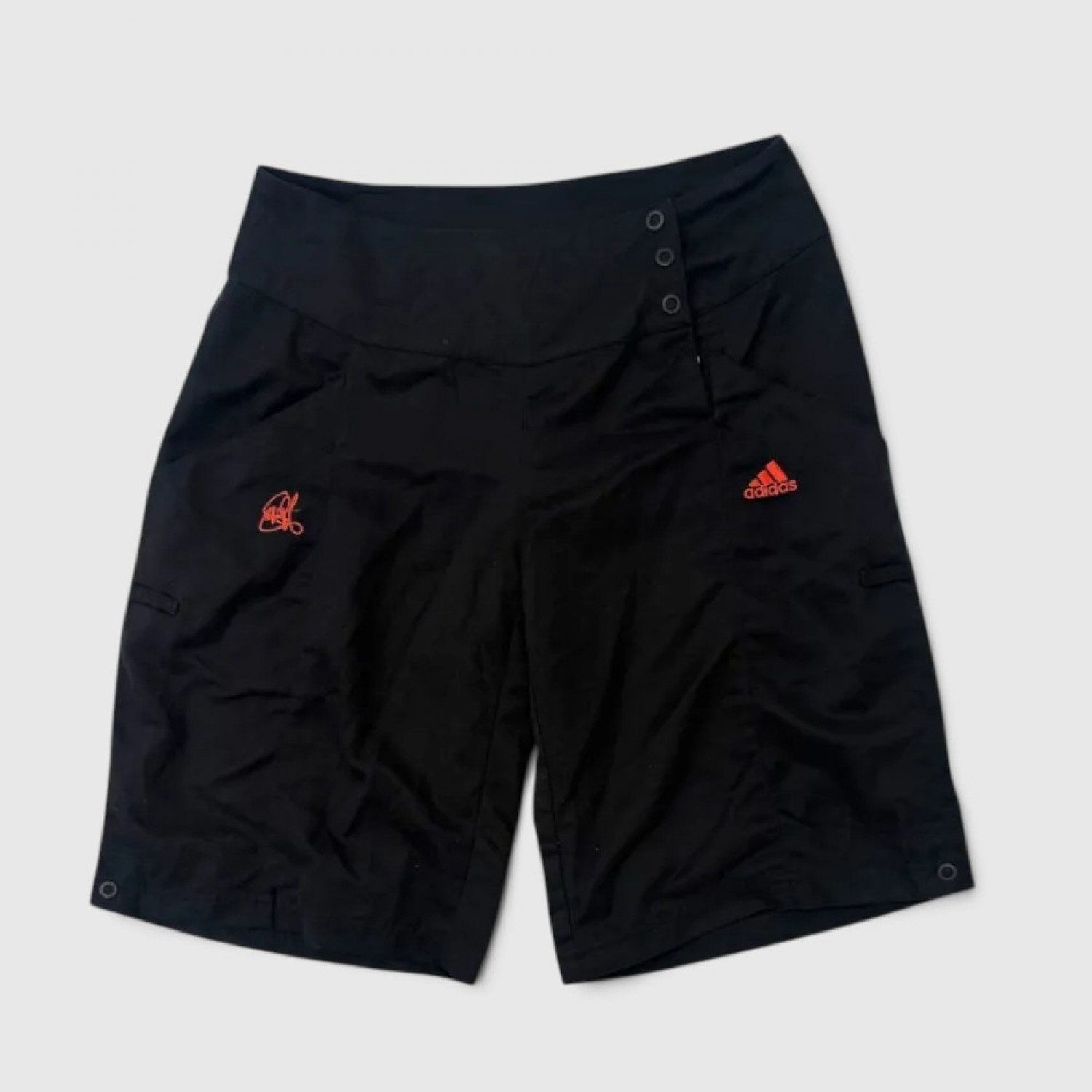 Adidas Αθλητικό Σορτς Μαύρο Outdoor / Streetwear / Pre-Owned