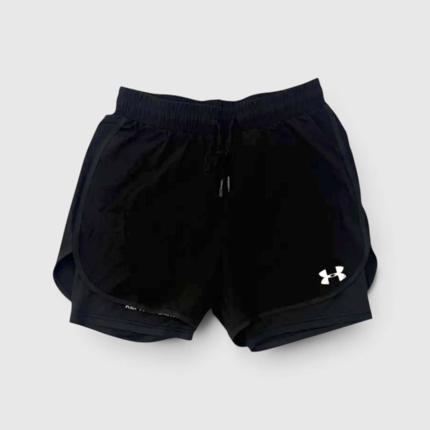Under Armour μαύρο γυναικείο αθλητικό σορτς / Pre-Owned