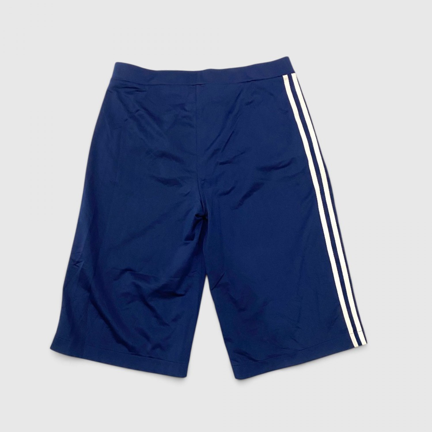 Adidas Neo Γυναικεία Μπλε Αθλητική Βερμούδα με Λευκές Ρίγες | Pre Owned