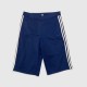 Adidas Neo Γυναικεία Μπλε Αθλητική Βερμούδα με Λευκές Ρίγες | Pre Owned