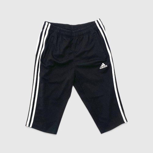Adidas  Μαύρη Αθλητική Βερμούδα 3-Stripes | Pre Owned
