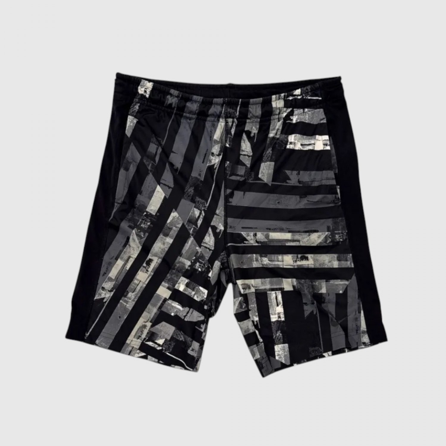 Nike Dri-FIT Compression Shorts Γκρι/Μαύρο Print / Pre-Owned