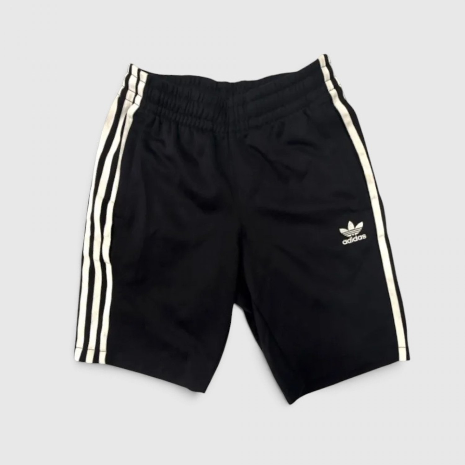 Adidas Originals Αθλητική Βερμούδα Μαύρη με 3 Ρίγες / Pre-Owned