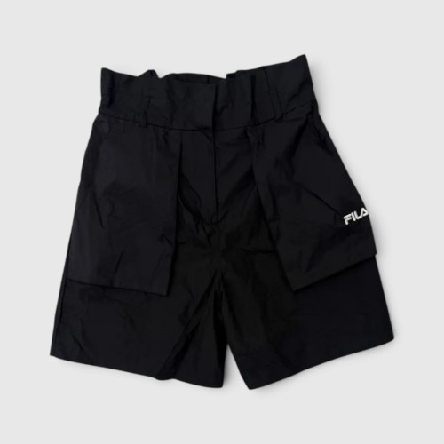 Fila Μαύρο Αθλητικό Σορτς με Πλαϊνές Τσέπες / Pre-Owned