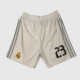 Adidas Real Madrid Ποδοσφαιρικό Σορτς Λευκό / Pre-Owned