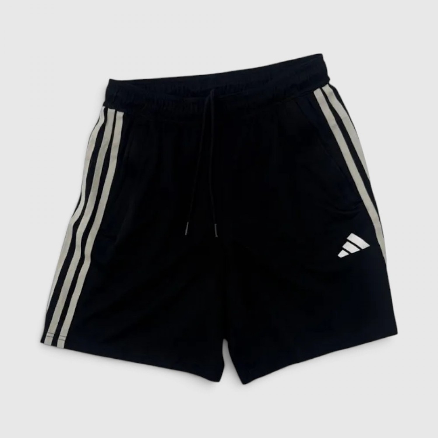 Adidas Μαύρο Αθλητικό Σορτς με 3 Stripes S / Pre-Owned