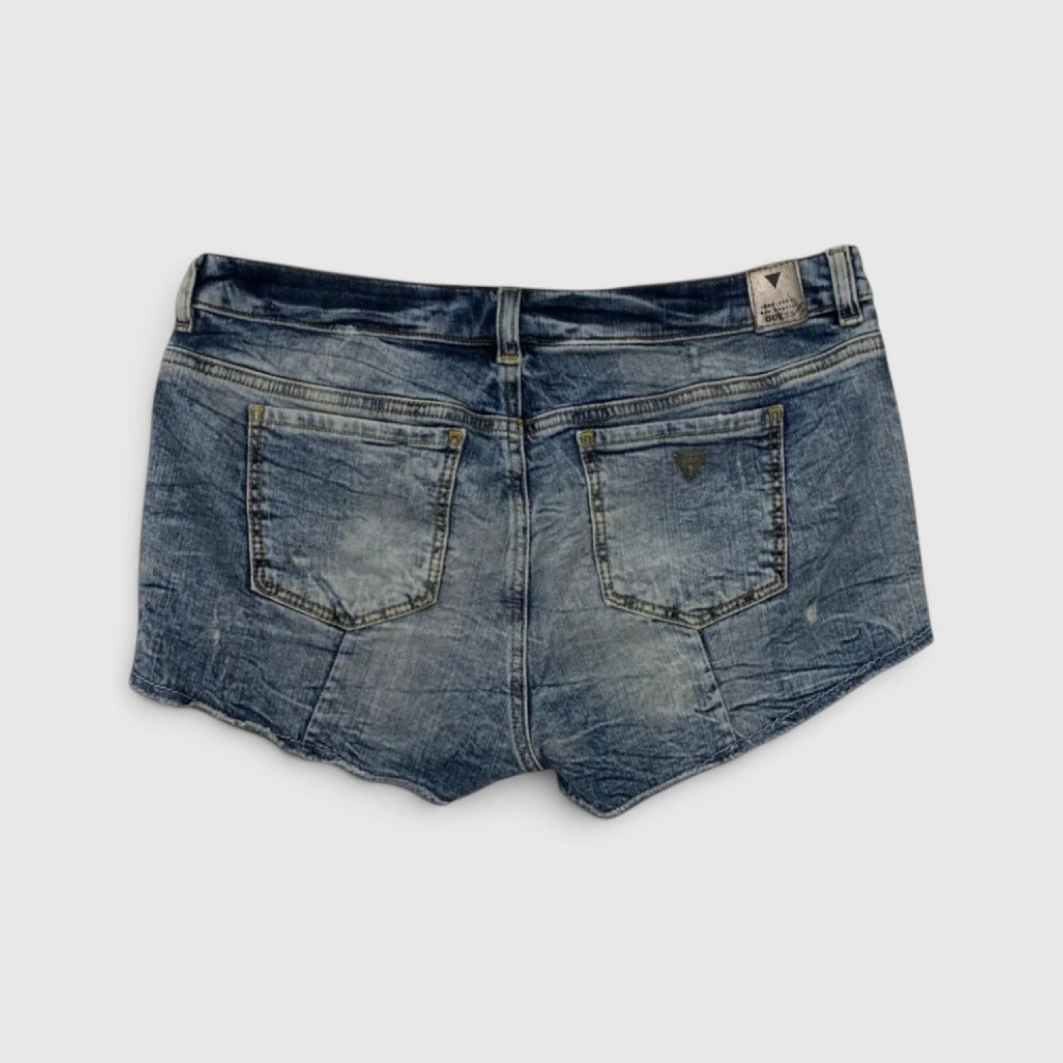 Γυναικείο Guess Denim Shorts – Μπλε Distressed / Pre-Owned