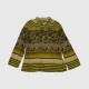 Vintage Ethnic Pattern Πουκάμισο – Πράσινο / Καφέ / Pre-Owned