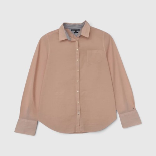 Tommy Hilfiger Ροζ Μακρυμάνικο Πουκάμισο Γυναικείο / Pre-Owned
