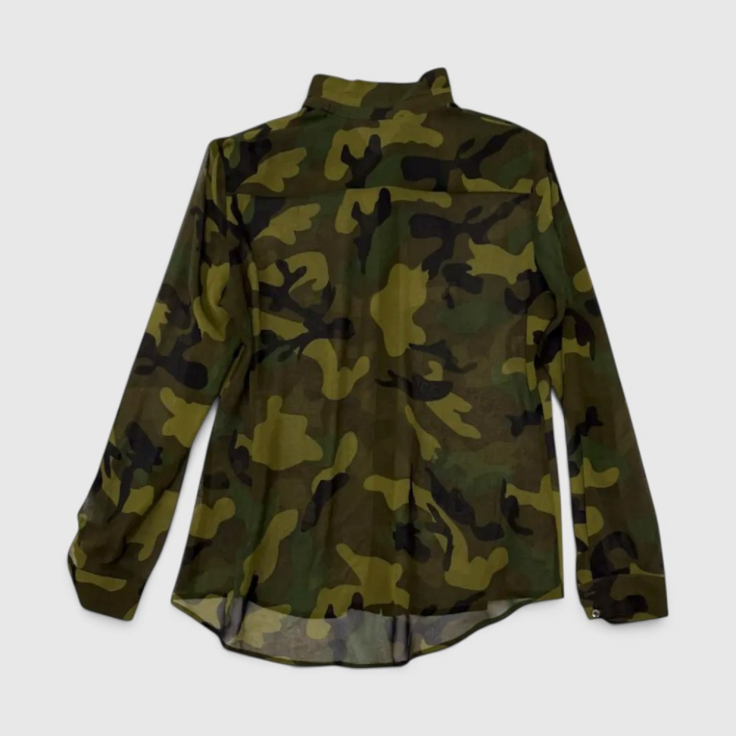 Camouflage Πουκάμισο με Τρουκς Χακί Γυναικείο / Pre-Owned