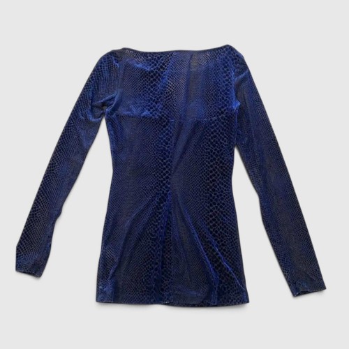 Γυναικείο Guess Velvet Top Μπλε / Pre-Owned