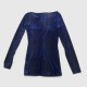Γυναικείο Guess Velvet Top Μπλε / Pre-Owned