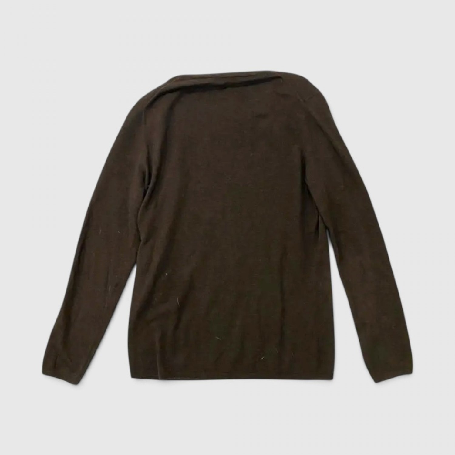 Γυναικείο Tommy Hilfiger V-Neck Πουλόβερ – Σκούρο Καφέ / Pre-Owned