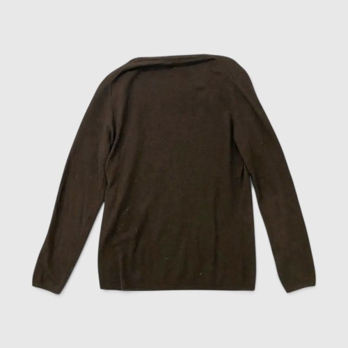 Γυναικείο Tommy Hilfiger V-Neck Πουλόβερ – Σκούρο Καφέ / Pre-Owned