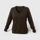 Γυναικείο Tommy Hilfiger V-Neck Πουλόβερ – Σκούρο Καφέ / Pre-Owned