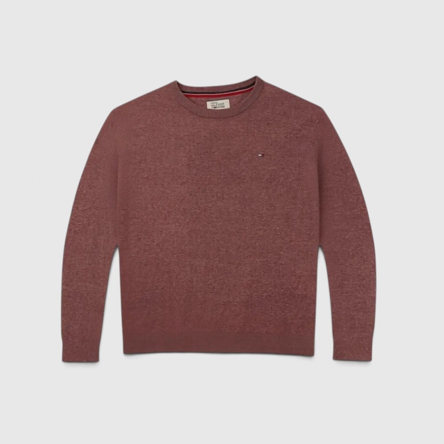 Γυναικείο Tommy Hilfiger Πλεκτό Πουλόβερ – Μπορντό / Pre-Owned