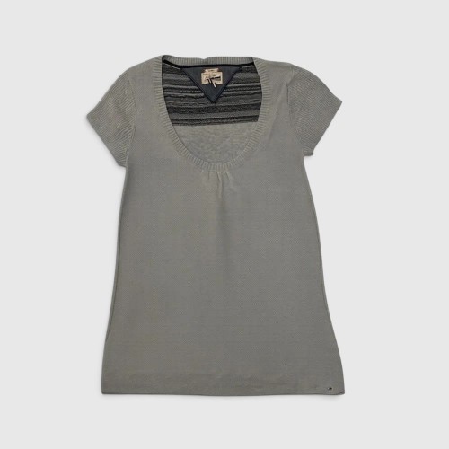 Tommy Hilfiger Γυναικεία Πλεκτή Μπλούζα Γκρι / Pre-Owned