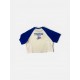 Fila Λευκό-Μπλε Crop T-Shirt 2XL