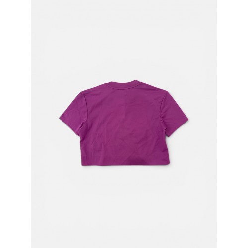 Adidas Originals Μωβ Crop T-Shirt S