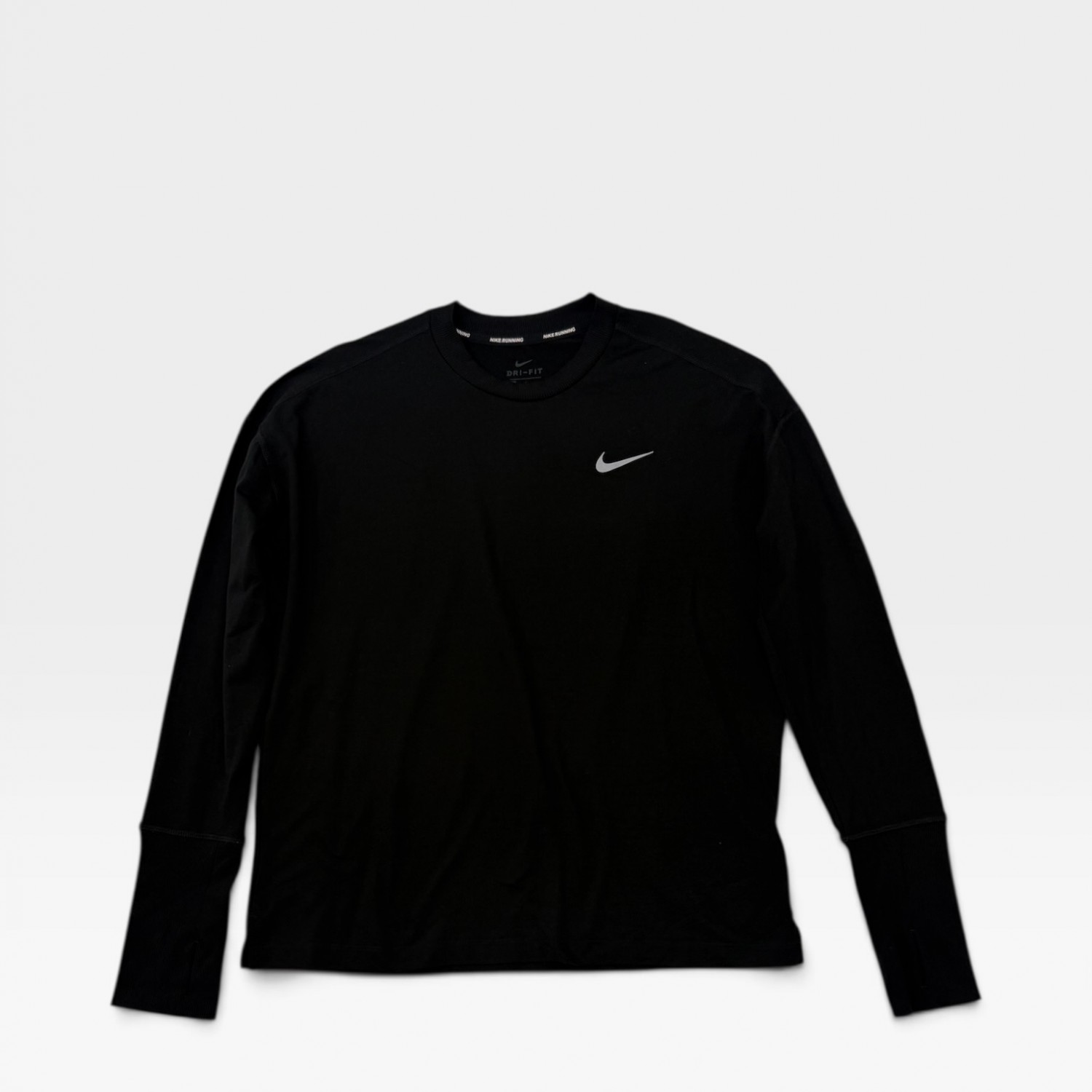 Nike Dri-FIT Black Long Sleeve Running Top