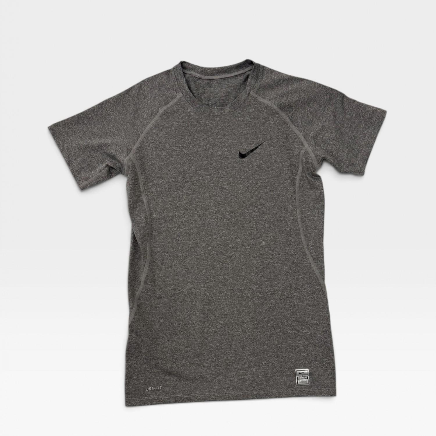 Nike Pro Combat Dri-FIT Grey Training T-Shirt