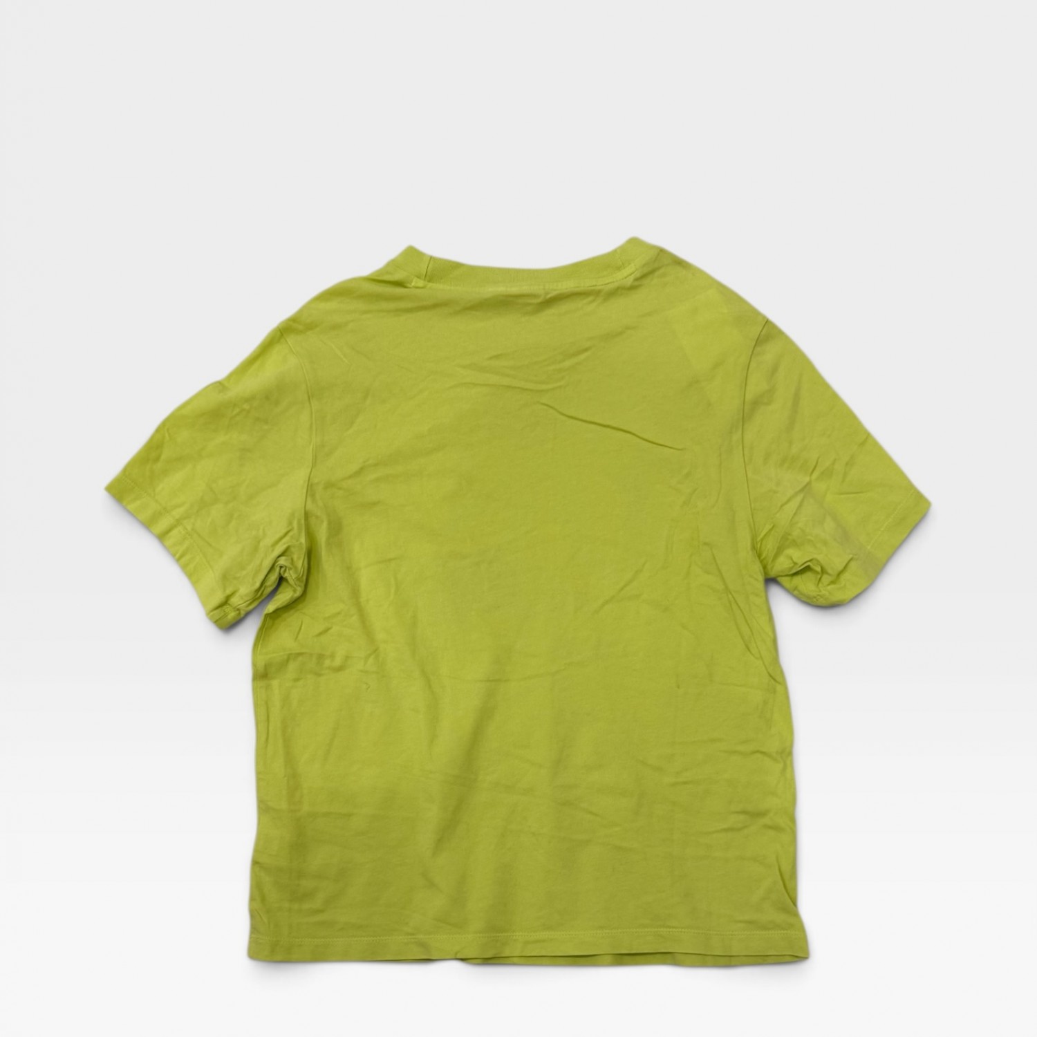 Adidas Originals Lime Green T-Shirt με Μικρό Trefoil Logo
