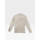 New Balance Λευκή Μακρυμάνικη Μπλούζα Performance με Half Zip Λαιμόκοψη