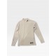 New Balance Λευκή Μακρυμάνικη Μπλούζα Performance με Half Zip Λαιμόκοψη