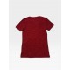 Under Armour Κόκκινο T-Shirt με Melange Υφή και V-Neck