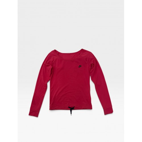 Nike Γυναικείο Ροζ Μακρυμάνικο T-Shirt 