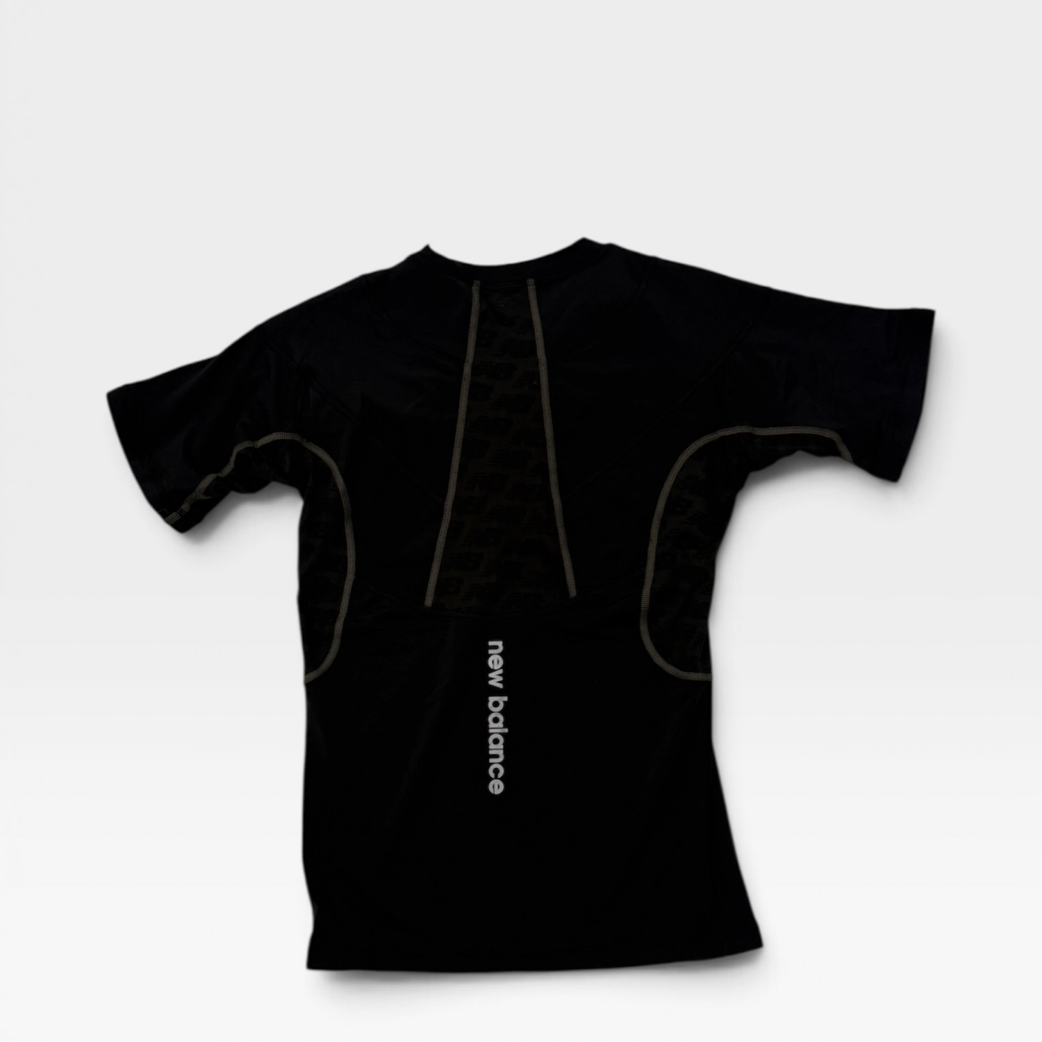 New Balance Μαύρο Performance T-Shirt με Reflective Logo