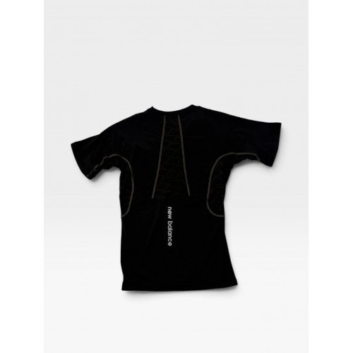 New Balance Μαύρο Performance T-Shirt με Reflective Logo