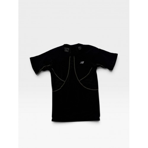 New Balance Μαύρο Performance T-Shirt με Reflective Logo