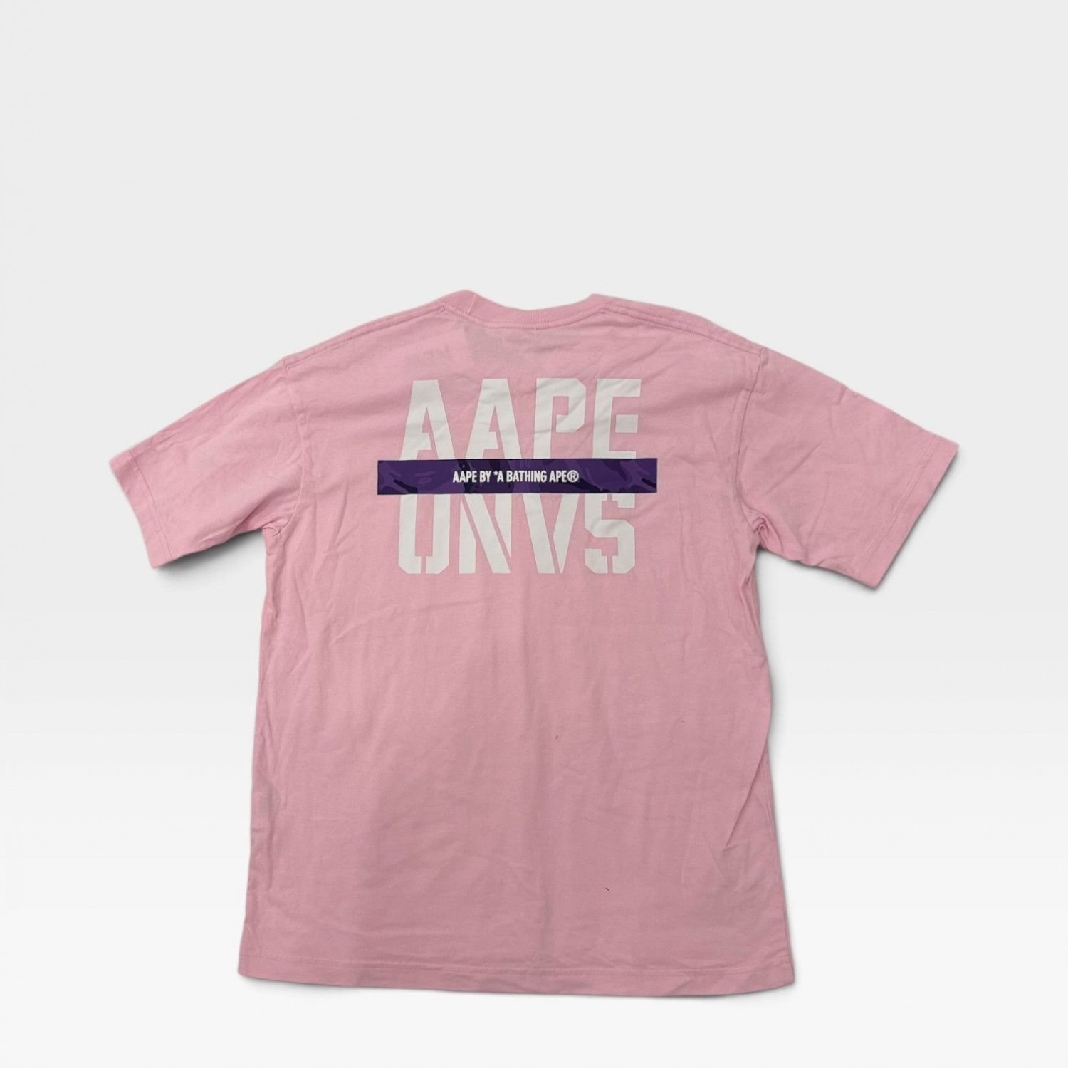 AAPE by A Bathing Ape Ροζ T-Shirt με Logo Print