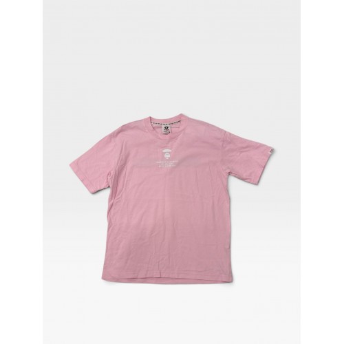 AAPE by A Bathing Ape Ροζ T-Shirt με Logo Print