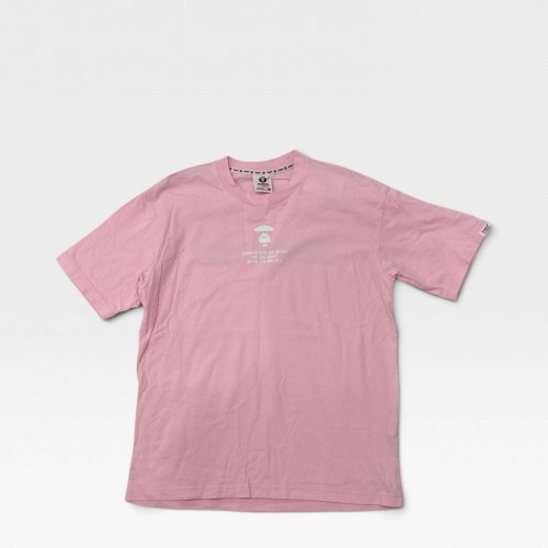 AAPE by A Bathing Ape Ροζ T-Shirt με Logo Print