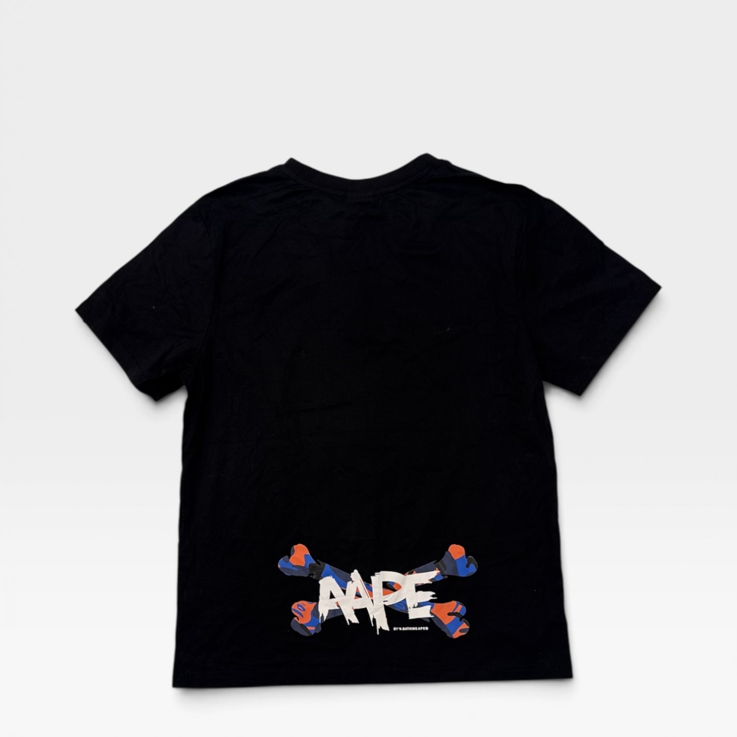 A Bathing Ape (BAPE) APE Head Camo Graphic T-Shirt Black