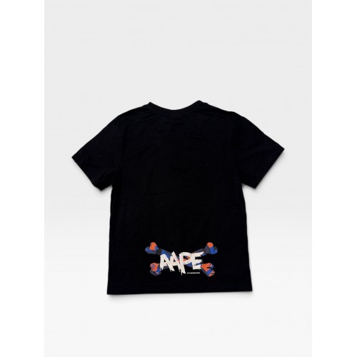 A Bathing Ape (BAPE) APE Head Camo Graphic T-Shirt Black