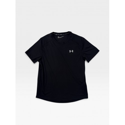 Under Armour Μαύρο Performance T-Shirt με HeatGear Logo