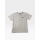 Nike Λευκό T-Shirt με Μαύρο Swoosh Logo