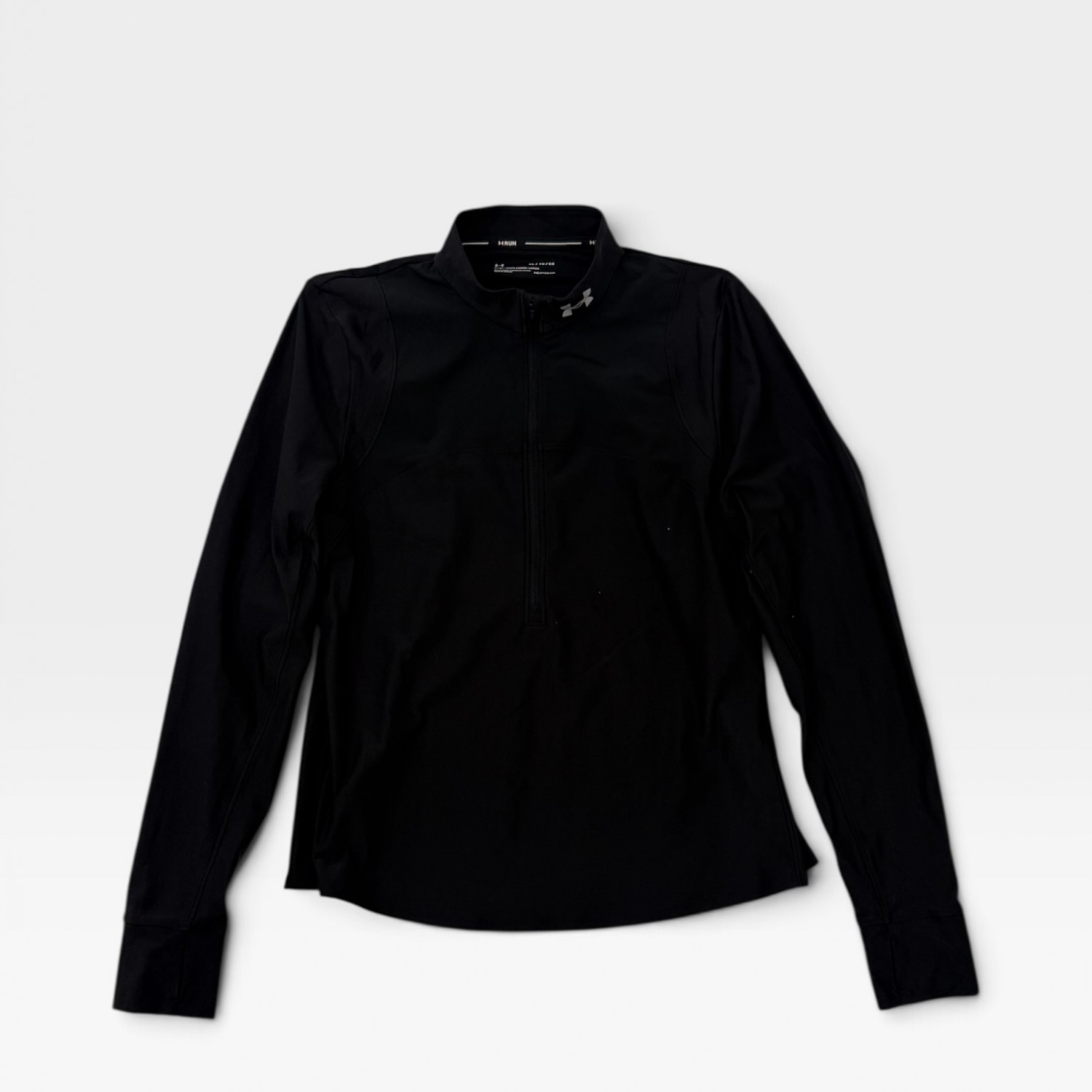 Under Armour Half Zip Training Long Sleeve Top Black