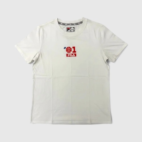 Fila #1 Basketball T-Shirt Λευκό M / Pre-Owned